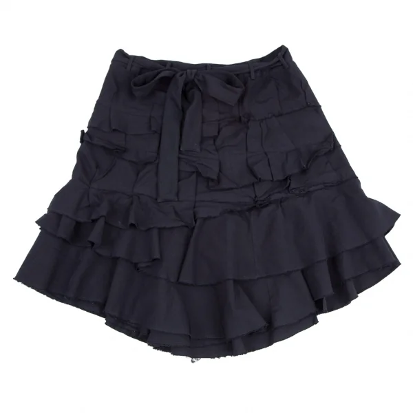 COMME des GARCONS HOMME PLUS Dyed Tiered Wrap Men's Skirt K-115560_002
