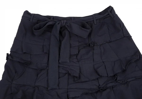 COMME des GARCONS HOMME PLUS Dyed Tiered Wrap Men's Skirt K-115560_003