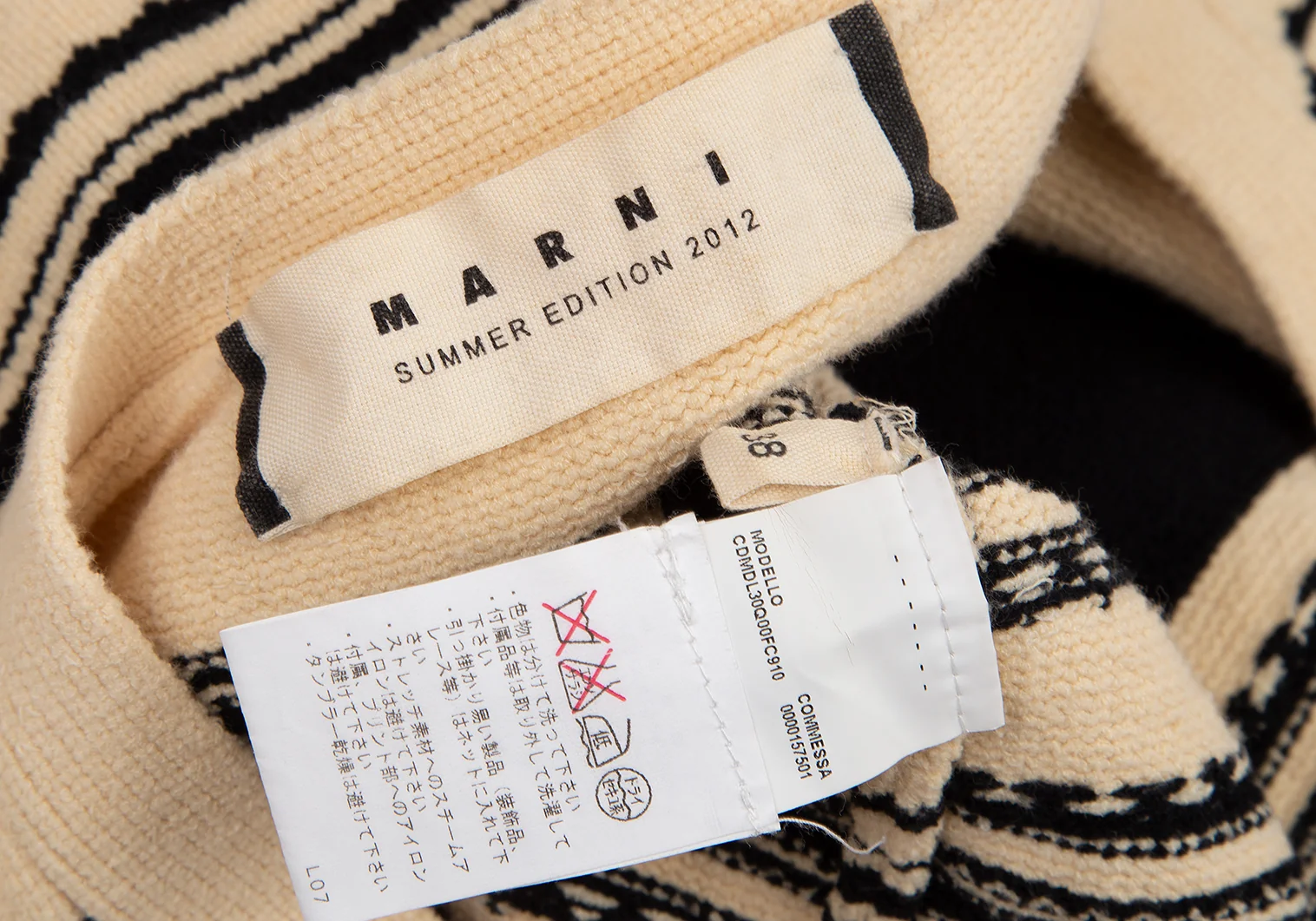MARNI 100% Cashmere 半袖カーディガン 38