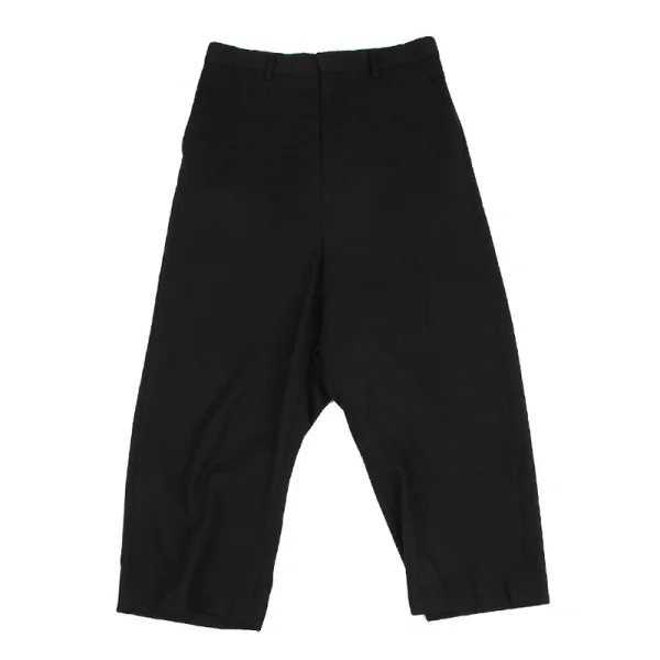 JUNYA WATANABE COMME des GARCONS Wool Dropped Crotch Pants Black S K-115568_001