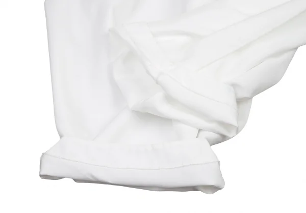 コムコム コムデギャルソンCOMME des GARCONS エステルギャザーサルエルパンツ 白S K-115576_009