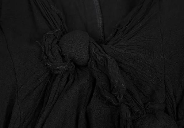 コムデギャルソンCOMME des GARCONS ノットデザインレイヤードジレベスト 黒S K-115590_010