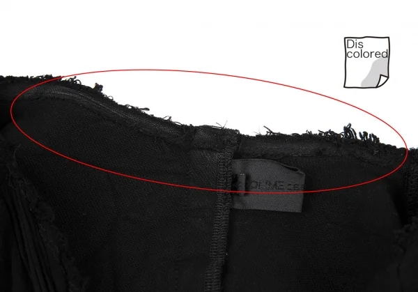 コムデギャルソンCOMME des GARCONS ノットデザインレイヤードジレベスト 黒S K-115590_009