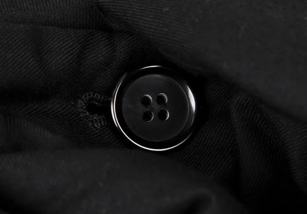 コムデギャルソンCOMME des GARCONS ギャザーデザイン中綿ウールジャケット 黒XS K-115593_004