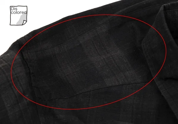 コムデギャルソン シャツCOMME des GARCONS SHIRT コットンチェックボタンダウンシャツ チャコールL K-115608_003