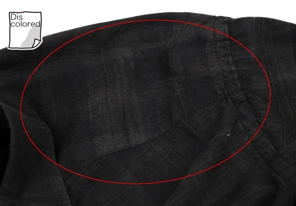 コムデギャルソン シャツCOMME des GARCONS SHIRT コットンチェックボタンダウンシャツ チャコールL K-115608_004