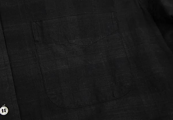コムデギャルソン シャツCOMME des GARCONS SHIRT コットンチェックボタンダウンシャツ チャコールL K-115608_008