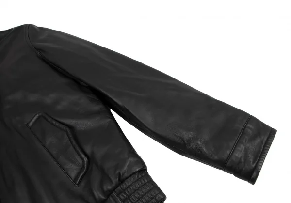 A.P.C. Boa Collar Leather Jacket K-115609_005