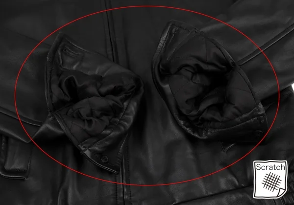 A.P.C. Boa Collar Leather Jacket K-115609_007