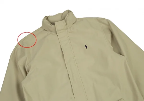 ポロラルフローレンPOLO RALPH LAUREN ポリフード収納スタンドカラージップアップジャケット ベージュ170 K-115616_002