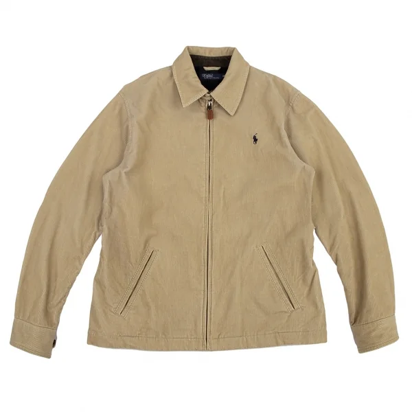 ポロラルフローレンPOLO RALPH LAUREN ポニーワンポイント刺繍コーデュロイスイングトップジャケット ベージュ160 K-115618_001