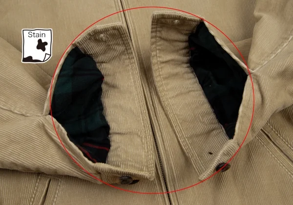 ポロラルフローレンPOLO RALPH LAUREN ポニーワンポイント刺繍コーデュロイスイングトップジャケット ベージュ160 K-115618_010