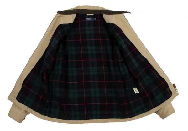 ポロラルフローレンPOLO RALPH LAUREN ポニーワンポイント刺繍コーデュロイスイングトップジャケット ベージュ160 K-115618_015