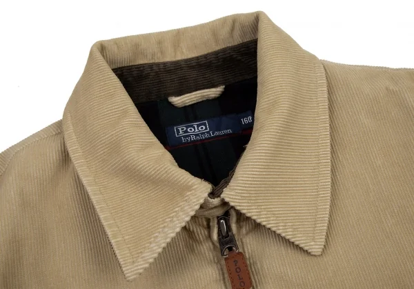 ポロラルフローレンPOLO RALPH LAUREN ポニーワンポイント刺繍コーデュロイスイングトップジャケット ベージュ160 K-115618_002