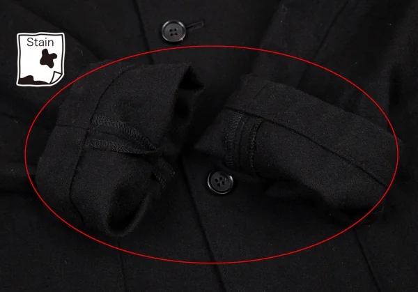 tricot COMME des GARCONS Wool Round Collar Jacket K-115621_009