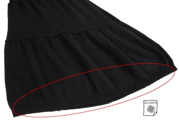 tricot COMME des GARCONS Wool Knit Skirt K-115624_005