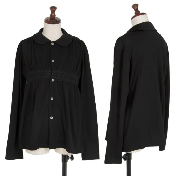 robe de chambre COMME des GARCONS Jersey Gather Blouse Black S-M K-115626_001