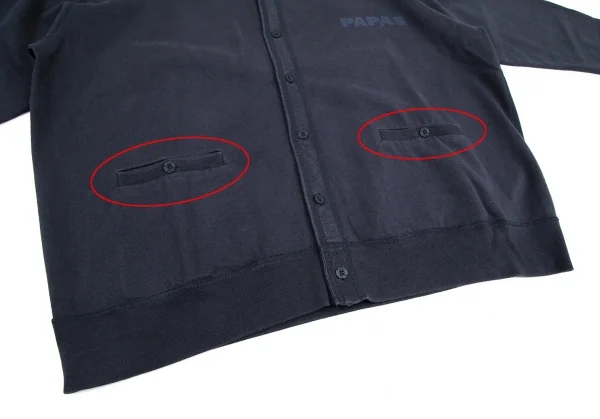 Papas Logo Print Sweat Cardigan K-115645_009