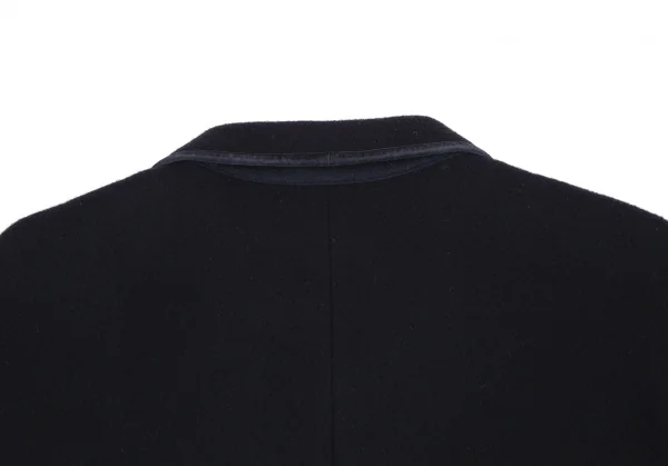 パパスPapas ウールダブルフェイスパイピングジャケット 紺52LL K-115653_015
