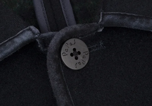 パパスPapas ウールダブルフェイスパイピングジャケット 紺52LL K-115653_003