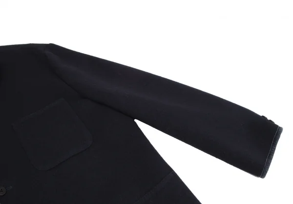 パパスPapas ウールダブルフェイスパイピングジャケット 紺52LL K-115653_004