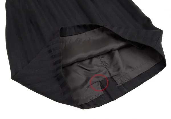 ティエリーミュグレー Thierry Mugler シャドーストライプウールセットアップ 黒7AR/60-88 K-115664_015