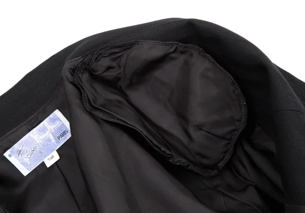 ティエリーミュグレー Thierry Mugler シャドーストライプウールセットアップ 黒7AR/60-88 K-115664_008