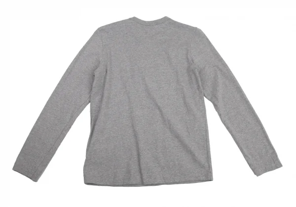 トリココムデギャルソンtricot COMME des GARCONS ビーズ刺繍ナンバリングカットソー グレーL K-115681_010