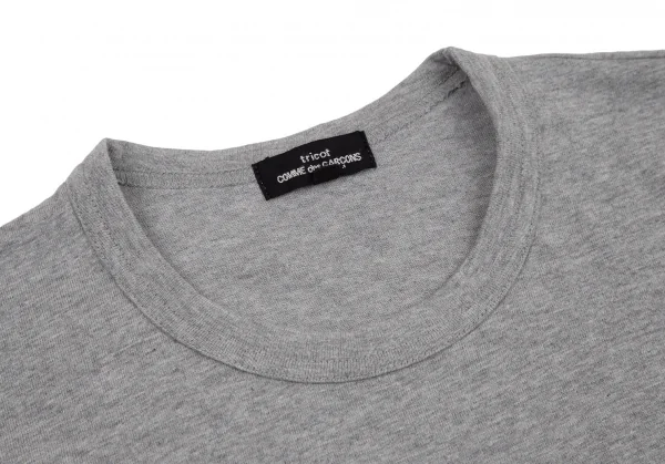 トリココムデギャルソンtricot COMME des GARCONS ビーズ刺繍ナンバリングカットソー グレーL K-115681_004