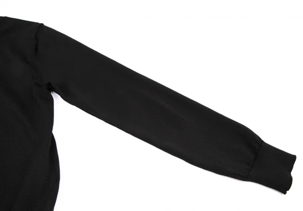 COMME des GARCONS COMME des GARCONS Poly Knit Crew Neck Cardigan K-115686_006