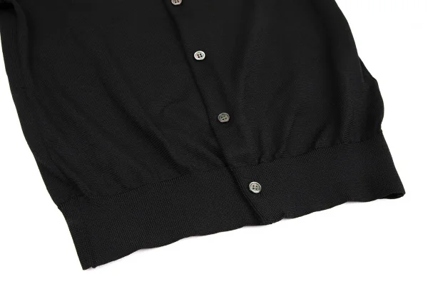 COMME des GARCONS COMME des GARCONS Poly Knit Crew Neck Cardigan K-115686_008