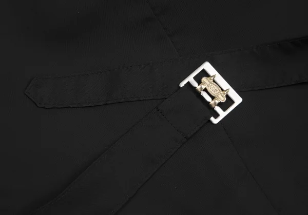 コムデギャルソンCOMME des GARCONS ビッグリボン装飾ストライプジレベスト 黒S K-115699_013