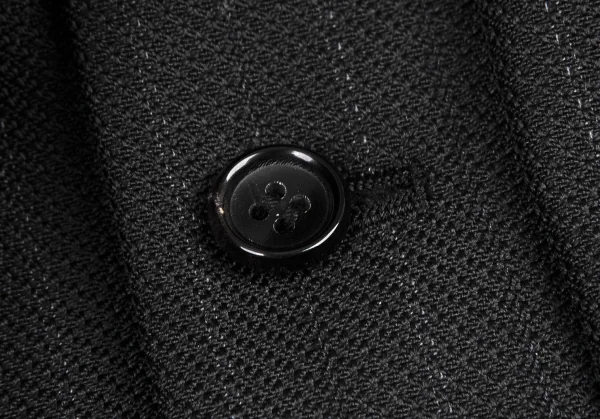 コムデギャルソンCOMME des GARCONS ビッグリボン装飾ストライプジレベスト 黒S K-115699_008