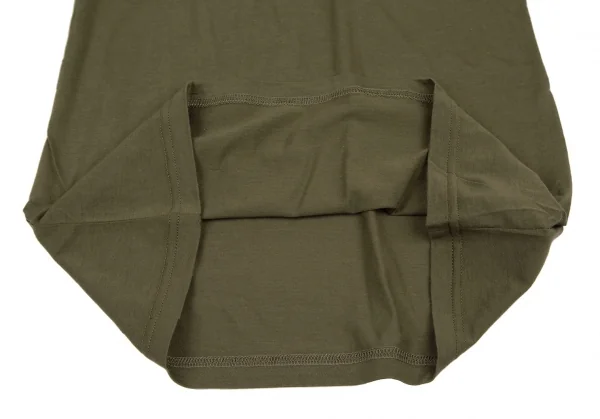 ヨウジヤマモト ファムYohji Yamamoto FEMME コットンベーシックタンクトップ カーキ2 K-115746_007