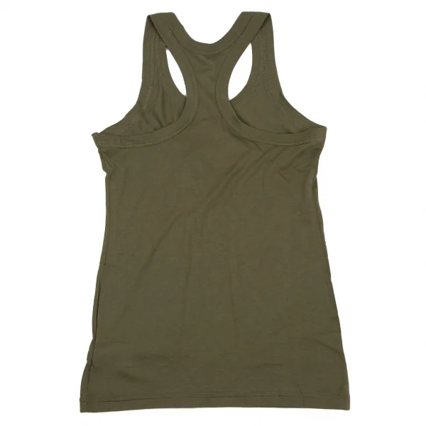 ヨウジヤマモト ファムYohji Yamamoto FEMME コットンベーシックタンクトップ カーキ2 K-115746_008