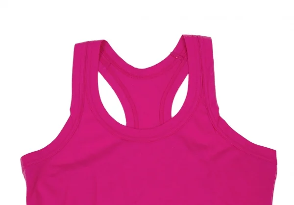 ヨウジヤマモト ファムYohji Yamamoto FEMME コットンテンセルベーシックタンクトップ ピンク2 K-115747_003