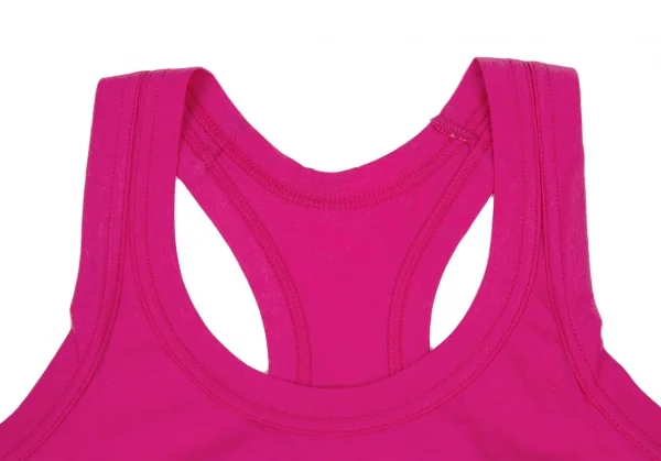 ヨウジヤマモト ファムYohji Yamamoto FEMME コットンテンセルベーシックタンクトップ ピンク2 K-115747_004