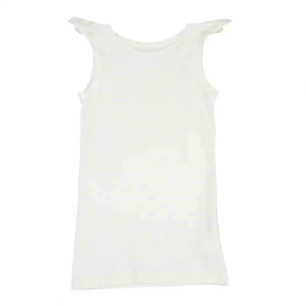ヨウジヤマモト ファムYohji Yamamoto FEMME ショルダーデザインタンクトップ 白3 K-115751_002