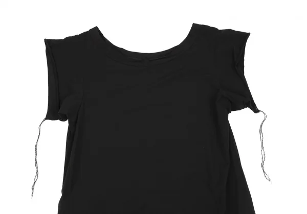 ヨウジヤマモト ファムYohji Yamamoto FEMME ナイロンストレッチシースルーカットソー 黒3 K-115756_003
