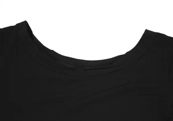ヨウジヤマモト ファムYohji Yamamoto FEMME ナイロンストレッチシースルーカットソー 黒3 K-115756_004