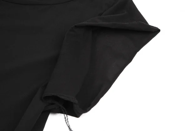 ヨウジヤマモト ファムYohji Yamamoto FEMME ナイロンストレッチシースルーカットソー 黒3 K-115756_005