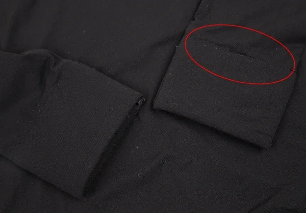 Yohji Yamamoto FEMME Padding Cuff Long Sleeve Top K-115759_007