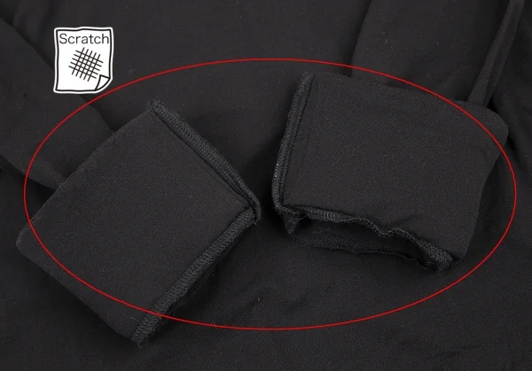 Yohji Yamamoto FEMME Padding Cuff Long Sleeve Top K-115759_009