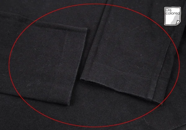 プレイ コムデギャルソンPLAY COMME des GARCONS ダブルワッペン長袖カットソー 黒S K-115776_008