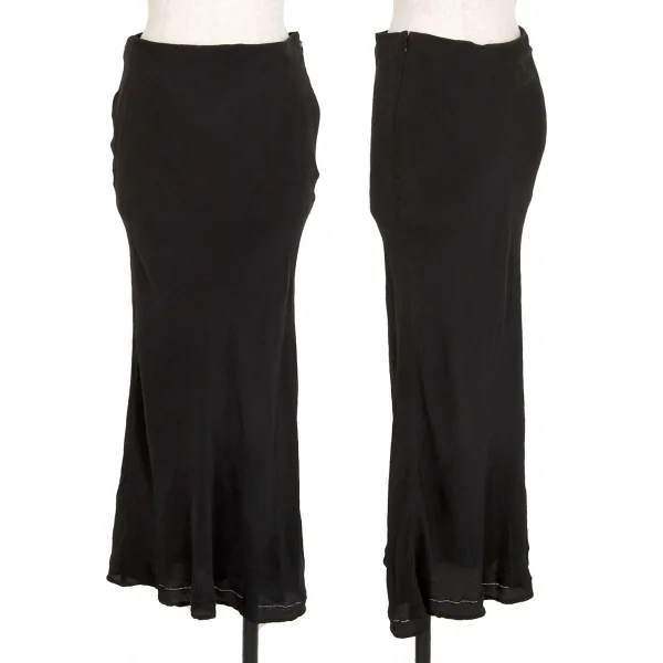 d*9様 Yohji Yamamoto+noir マキシ丈 ロングスカート ウー YOHJI YAMAMOTO +NOIR ロング・マキシ丈スカート 【古着】【中古