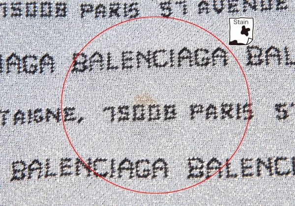 バレンシアガBALENCIAGA ラメバイアスジャガードロゴニット グレー40 K-115800_012