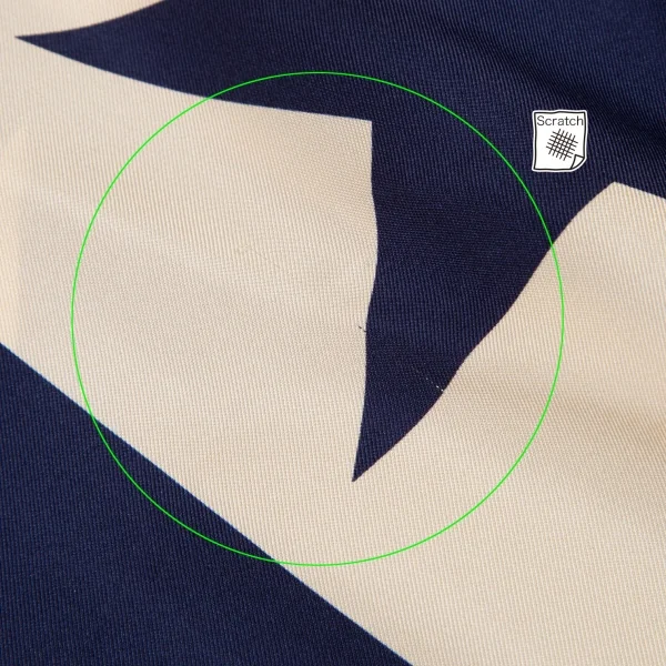 グッチGUCCI シルクスタープリントプリーツワイドパンツ クリーム紺赤44 K-115807_014