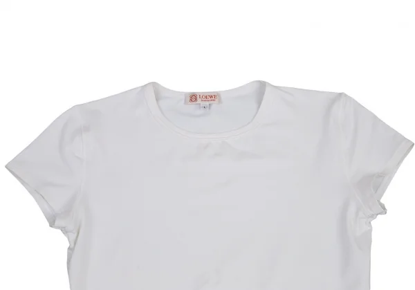 ロエベLOEWE ロゴプリントストレッチTシャツ 白L K-115818_002