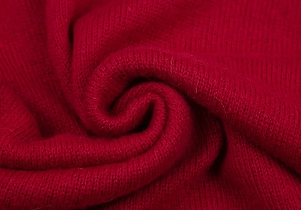 ツモリチサトTSUMORI CHISATO ポケットデザインアルパカニットベスト 赤2 K-115823_010