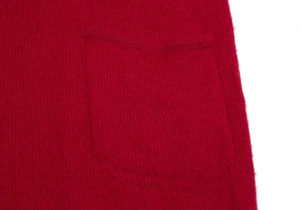 ツモリチサトTSUMORI CHISATO ポケットデザインアルパカニットベスト 赤2 K-115823_007